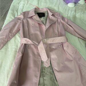 Pink Trench Coat